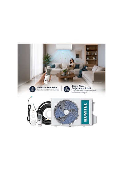 Kumtel Sugi KMSAC-18 18000 Btu A++ Inverter Duvar Tipi Klima