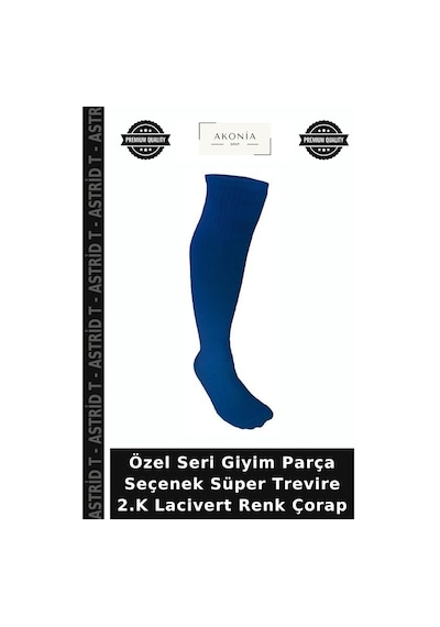 Astrid T Özel Seri Giyim Parça Seçenek Süper Trevire 2.k Lacivert Renk Çorap Diğer