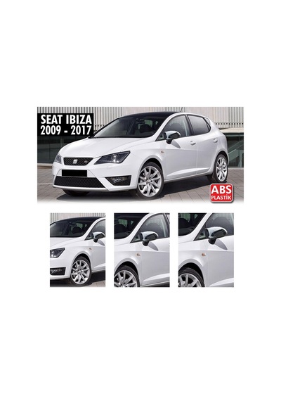 Seat İbiza Yarasa Ayna Kapağı Parlak Siyah Abs Plastik - 2008 - 2017