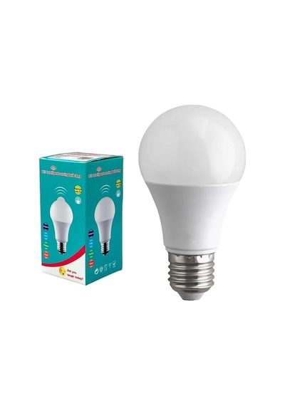 Hareket Sensörlü 7 Watt 6500k Beyaz Led Ampul, Kendinden Sensörlü,