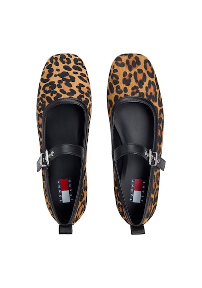 Tommy Hilfiger Tjw Maryjane Leopard Ballerına Kadın Kahverengi Ayakkabı - En0en02885 Kahverengi Tommy Hilfiger Tjw Maryjane Leopard Ballerına Kadın Kahverengi Ayakkabı - En0en02885 Kahverengi