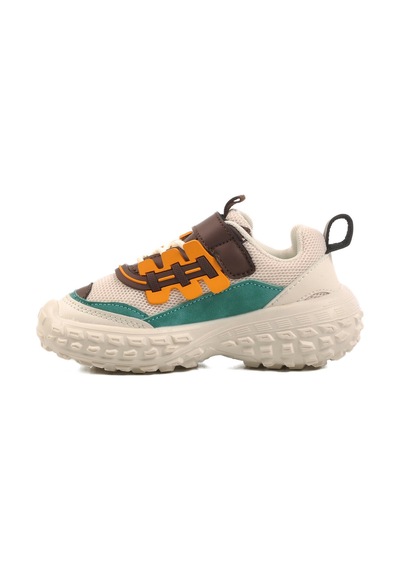 United Colors of Benetton Bej Memory Foam Cırtlı Çocuk Spor Ayakkabı Bnı-11136 P