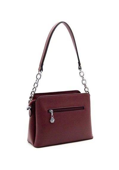Silver Polo Sp937 Kadın Omuz Çantası Düz Bordo-bordo