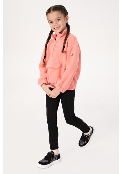 U.s. Polo Assn. Kız Çocuk Sweatshirt 50317992-vr105 Neon Pembe//neon Pınk