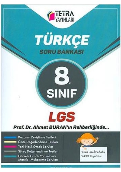 Tetra Yayınları 8. Sınıf Lgs Matematik Soru  Bankası