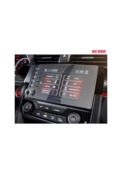 Honda Civic Fc5 Makyajlı Kasa Navigasyon Ve Multimedya Uyumlu Mat Ekran Koruyucu