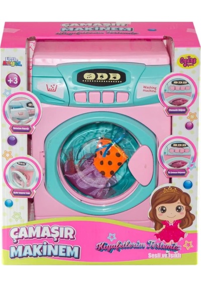 Mey İthalat 02608 Sesli Ve Işıklı Çamaşır Makinesi -oydaş
