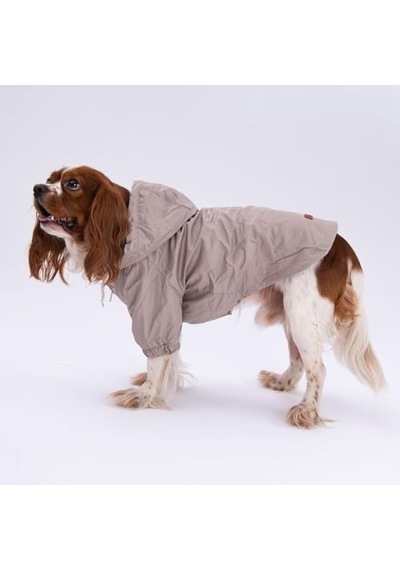 Adonis Vizon Mont Köpek Mont Köpek Kıyafeti Köpek Yağmurluğu 3xl Açık Gri