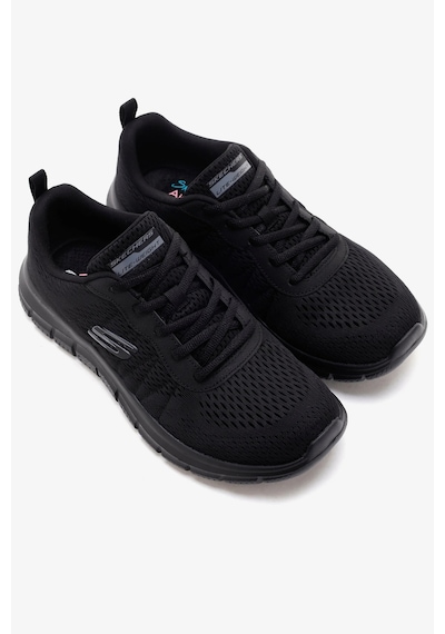 Skechers Track New Staple Kadın Siyah Spor Ayakkabı Siyah
