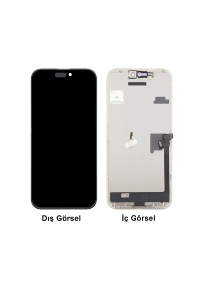 Teknonet Apple İphone 16 Pro Max Uyumlu Gx Oled Lcd+dokunmatik+çıtalı - Siyah