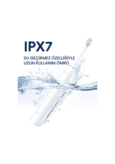 R101a Smart Sonik Şarjlı Diş Fırçası 180 Gün Şarj Süresi - Mavi - 647587727
