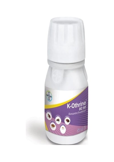 K-othrine Sc -50, 50 Ml Tahta Kurusu , Pire , Hama Böceği , Karasinek Ve Sivrisinek Mücadelesinde