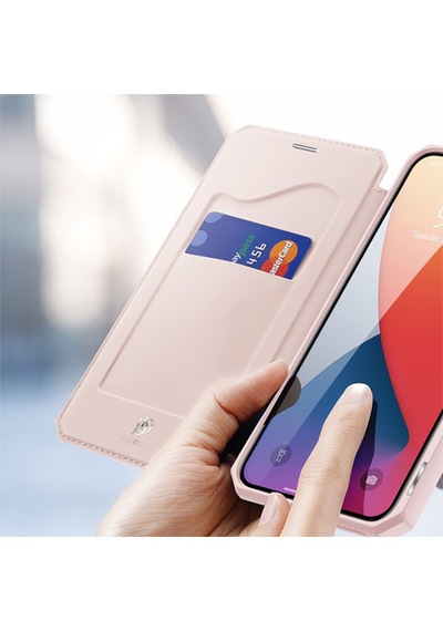 Dux Ducis Apple Uyumlu iPhone 12 Mini Kilif Mikantisli Kapakli Flip Cover Kil 400391160