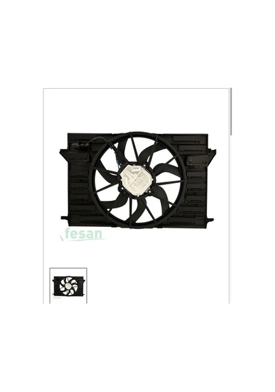 Audi A4 2016 A5 2017 A6 2019 Q5 2017 Davlumbazlı 410mm 400w Fan Motoru
