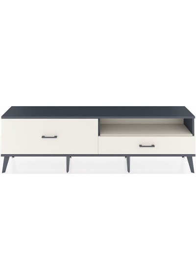Arges Tv Ünitesi Tek Raflı 2 Çekmeceli 176x30x51 Antrasit-aytaşı/aytaşı Aytası/aytası Arges Tv Ünitesi Tek Raflı 2 Çekmeceli 176x30x51 Antrasit-aytaşı/aytaşı Aytası/aytası