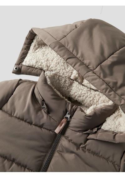 Name It Nmmmathew Unisex Çocuk Mont 13218515 Açık Kahverengi