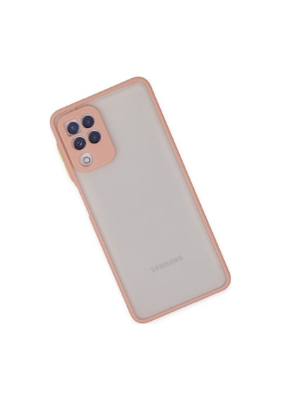 Samsung Galaxy Uyumlu A22 Kılıf Montreal Silikon Kapak - Pembe Bzsxx00 1
