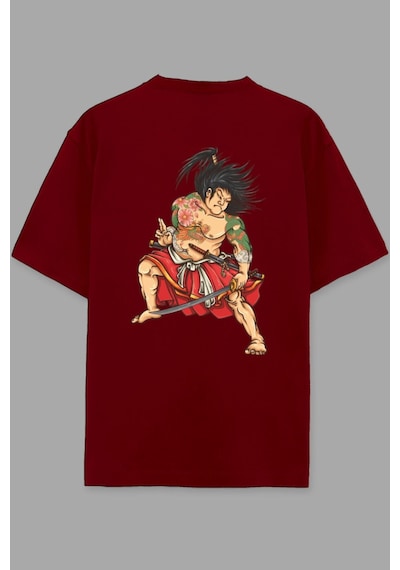 Noıssey Asian Oversize T-shirt Kırmızı