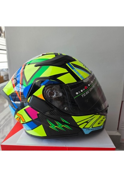 Rhkc Çene Açılır Kask Vizörlü Enso 46 L Çok Renkli