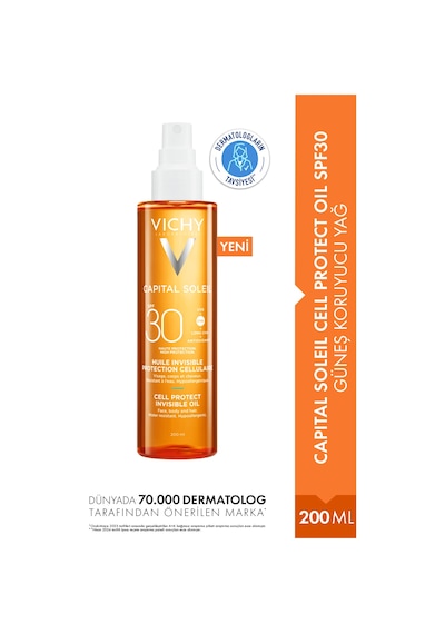 Capital Soleil Cell Protect Spf30 Güneş Koruyucu Yağ