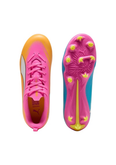 108705-05 Puma Ultra 6 Play Fg-ag Jr Çocuk Spor Ayakkabı Pembe 108705-05