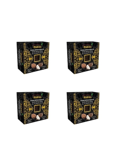 Paksa Doğal Afrika Kömür Sabunu 150 G 4'lü