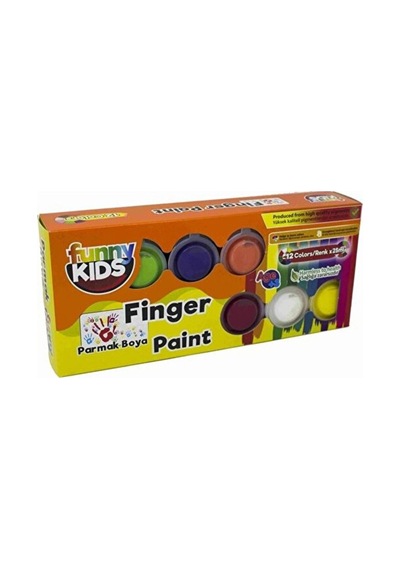 Parmak Boyası 12 Li Set 25 Ml Karışık