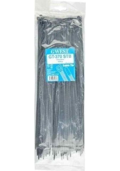Gwest Gt 370 Stb 100 Adet 370x4.8mm Siyah Kablo Bağı