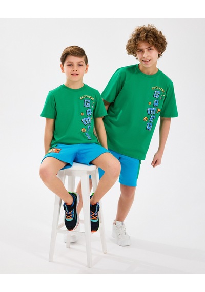 Skechers B Lw Fleece Short Büyük Erkek Çocuk Mavi Şort Sk2510046-315 Mavi