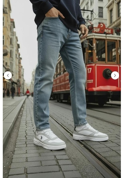 U.S. Polo Assn. U.s.polo Assn Reke 6pr Beyaz Comfort Casual Anatomik Spor Ayakkabısı