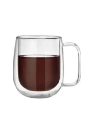 Çift Cidarlı Borosilikat Cam, Latte, Filtre Kahve, Süt, Bitki Çayı Kupa Fincan, 300 Ml, 1 Adet - 12769 Beyaz - Çok Renkli