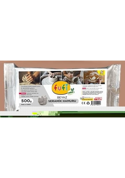 Fufi Kil Seramik Hamuru 500 Gr Beyaz