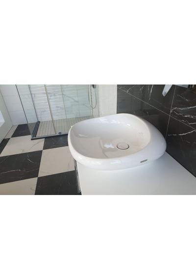 VitrA 4520B403-0046 Istanbul Çanak Kare Lavabo 50 CM