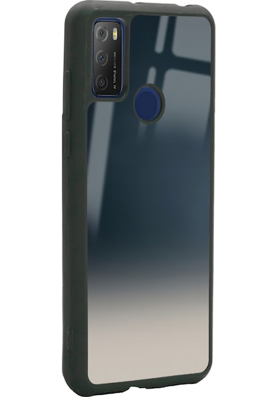 Tcl 20e Mavi Geçiş Tasarımlı Glossy Telefon Kılıfı Çok Renkli