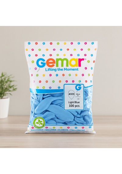 Açık Mavi 10 İnç 26 Cm Latex Balon 100'lü Açık Pembe