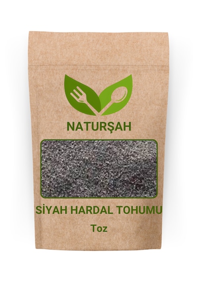 Naturşah Siyah Hardal Tohumu Toz - Öğütülmüş 50 Gr / Brassica Nigra