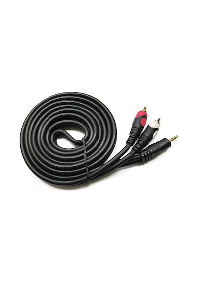 5M Stereo To 2 Rca Ses Video Sinyal Kablosu - 3.5Mm Stereo