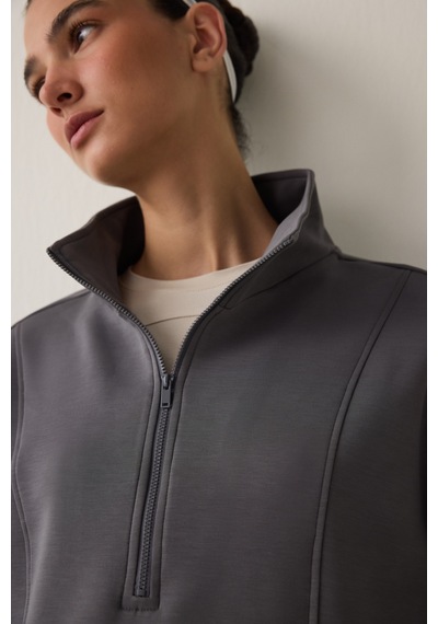 Penti Silky Feel Half Zip Sweatshirt