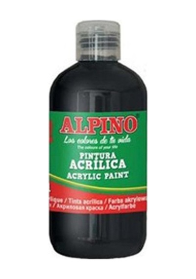 Alpino Akrilik Boya 100 Ml Siyah Çok Renkli