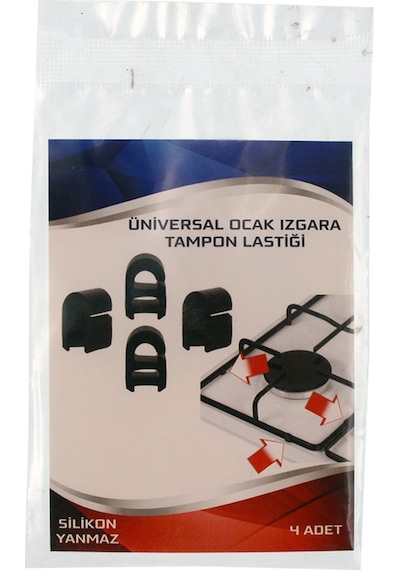 Esty Aco5335b01,arçelik Stoc828g,siemens Hb557jyw0t Uyumlu Ocak Izgara Lastik Seti - 4'lü