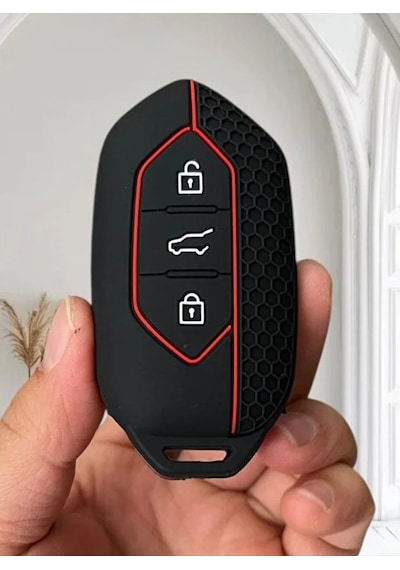 Togg T10x Ve T10f Uyumlu Silikon Anahtar Koruma Kılıfı Detaylı Lü