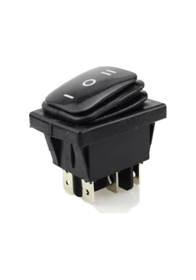 Ic-108W Geniş Işıksız 3 Kademeli Anahtar On-Off-On 6P 1 Adet