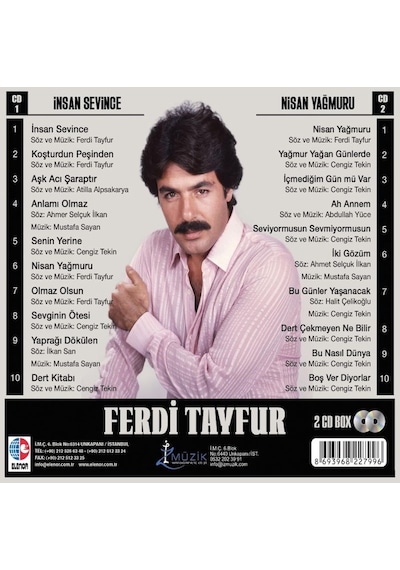 Ferdi Tayfur- İnsan Sevince & Nisan Yağmuru 2cd Set