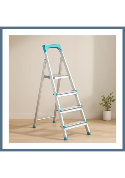 Buradabulabilirsin 3+1 Basamaklı Metal Merdiven 82 Cm 120 Kg Bbz