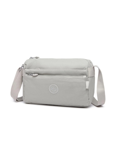 Smart Bags Günlük Küçük Boy Su Geçirmez Hafif Krınkıl Kumaş Kadın Çapraz Çanta Buz Gri