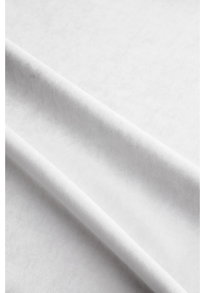 Gauze Fabric Design Kadife Dokulu Dertsiz Masa Örtüsü, Safir Optik Beyaz
