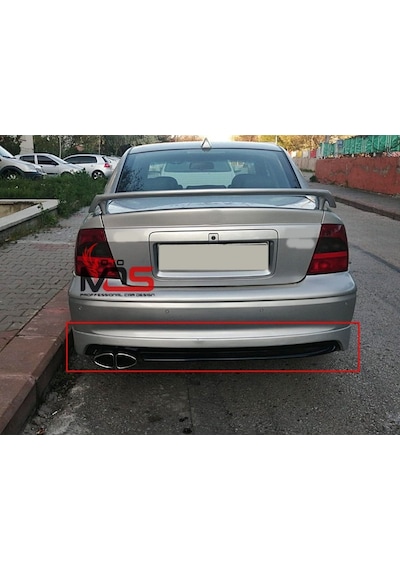 Opel Vectra B Makyajsız Kasa Arka Tampon Eki Fiberglass Boyasız