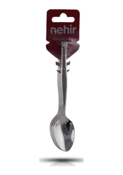 Nehir Zarif 6 Parça Çay Kaşığı Seti Gümüş