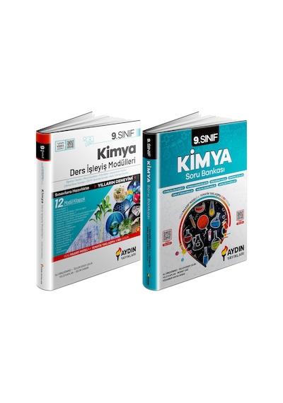 Aydın 2025 9. Sınıf Kimya Ders Anlatım Fasikülleri + Konu Özetli Soru Seti 2 Kitap