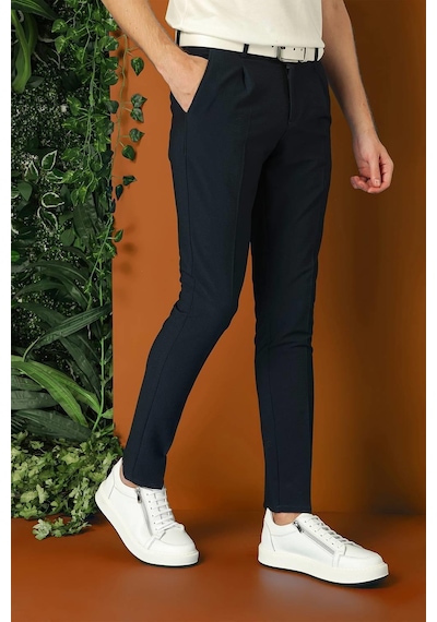 Efor Comfort Fit Gofre Kumaş Pileli Pamuk Casual Lacivert Pantolon P 1148 Lacivert Efor Comfort Fit Gofre Kumaş Pileli Pamuk Casual Lacivert Pantolon P 1148 Lacivert